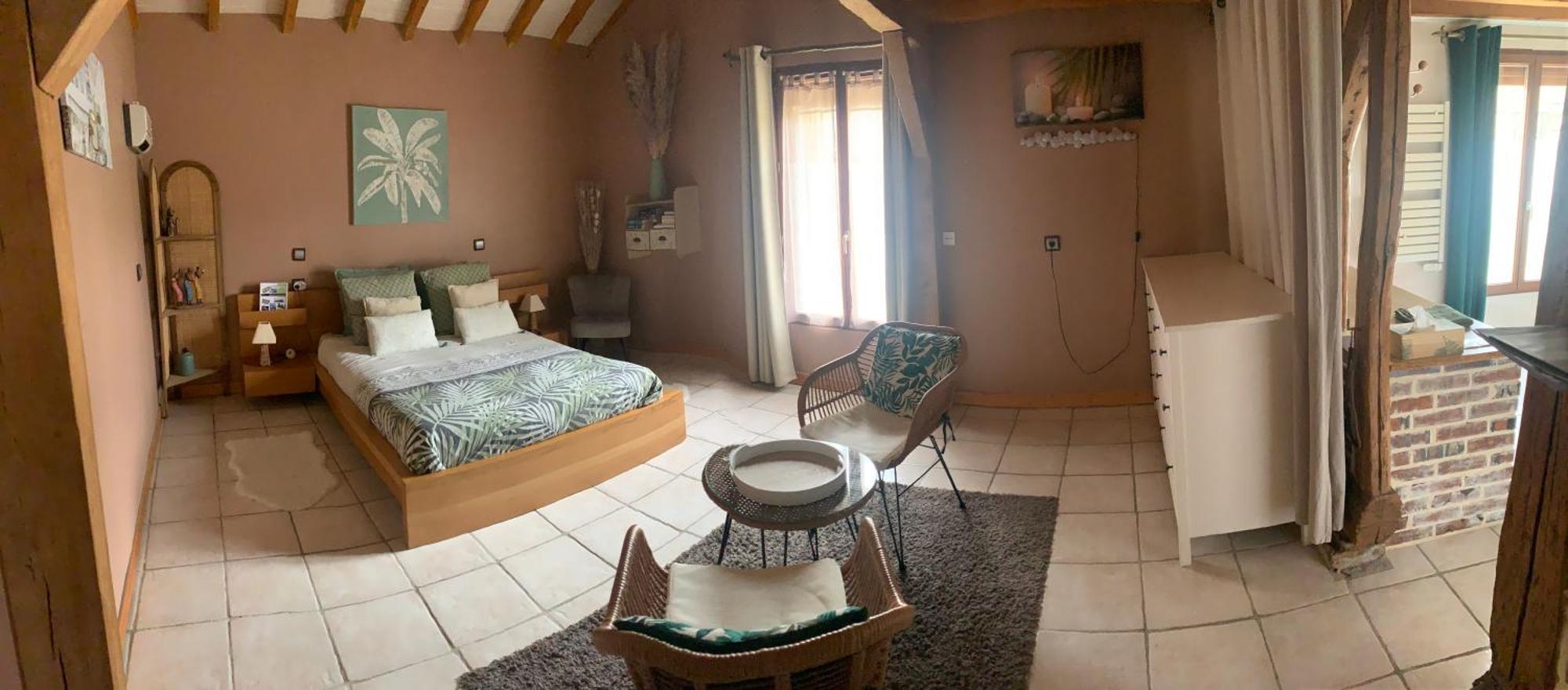 Chambre Salon Independant, Salle De Bain Wc Prives, Jardin Prive, Piscine Partagee Pres D'Un Lac Мениль-Сен-Пер Экстерьер фото